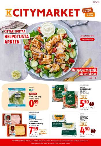 K-citymarket tarjoukset  - 04.09.2023 - 13.09.2023.