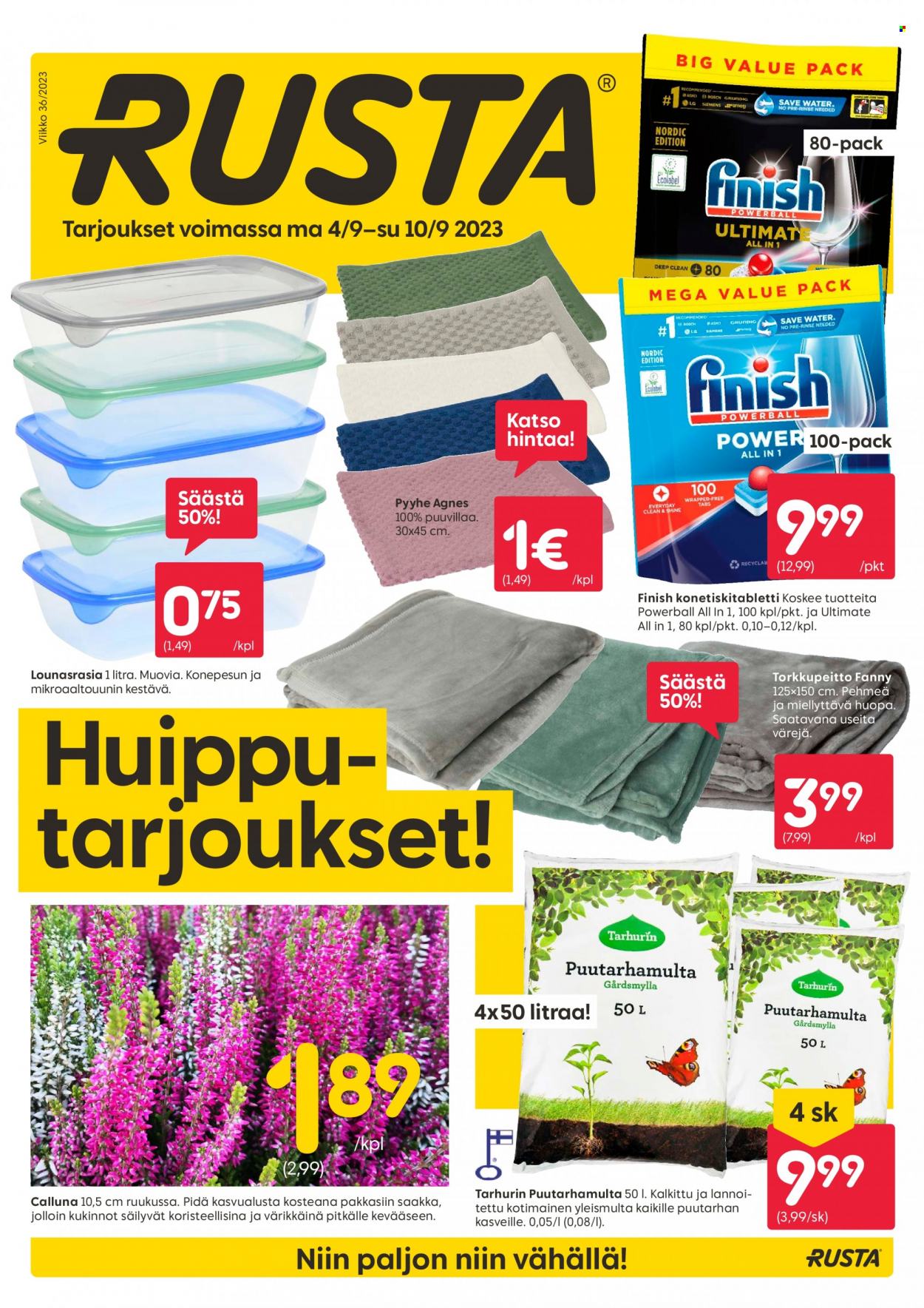 Rusta tarjoukset - 04.09.2023 - 10.09.2023. Sivu 1