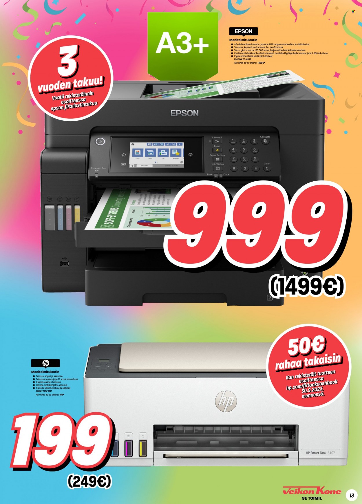 Veikon Kone tarjoukset - 04.09.2023 - 16.09.2023. Sivu 13