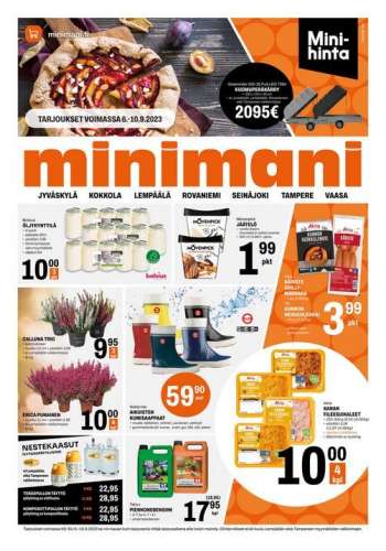 Minimani tarjoukset  - 06.09.2023 - 10.09.2023.