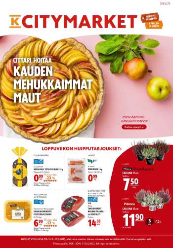K-citymarket tarjoukset  - 07.09.2023 - 13.09.2023.