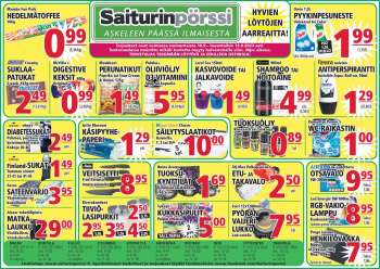 Saiturinpörssi tarjoukset  - 10.09.2023 - 16.09.2023.