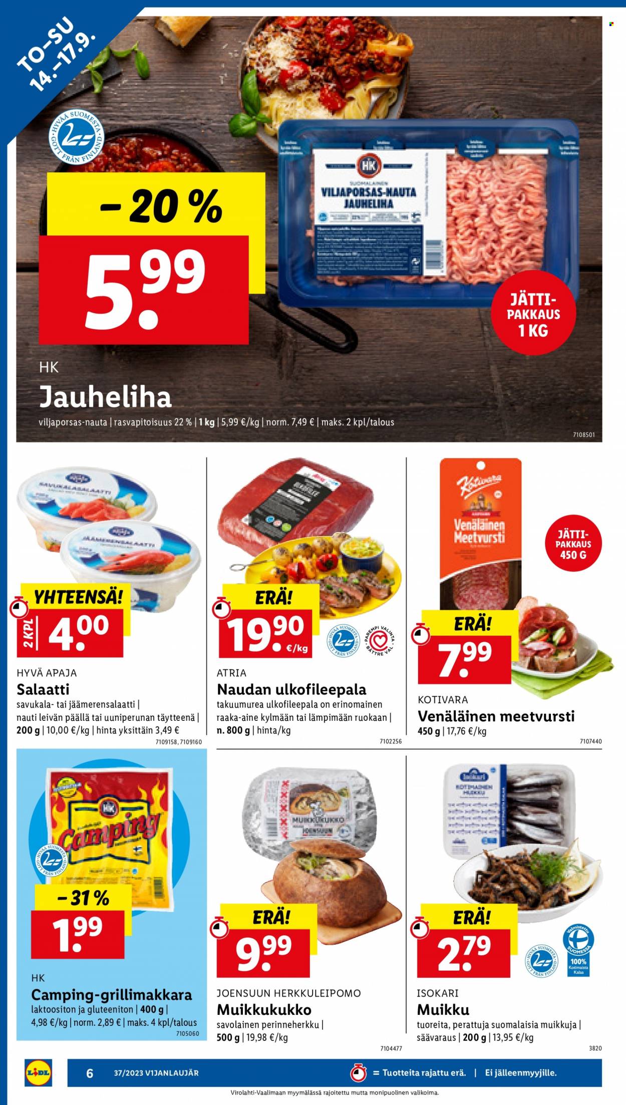Lidl tarjoukset - 14.09.2023 - 20.09.2023. Sivu 8