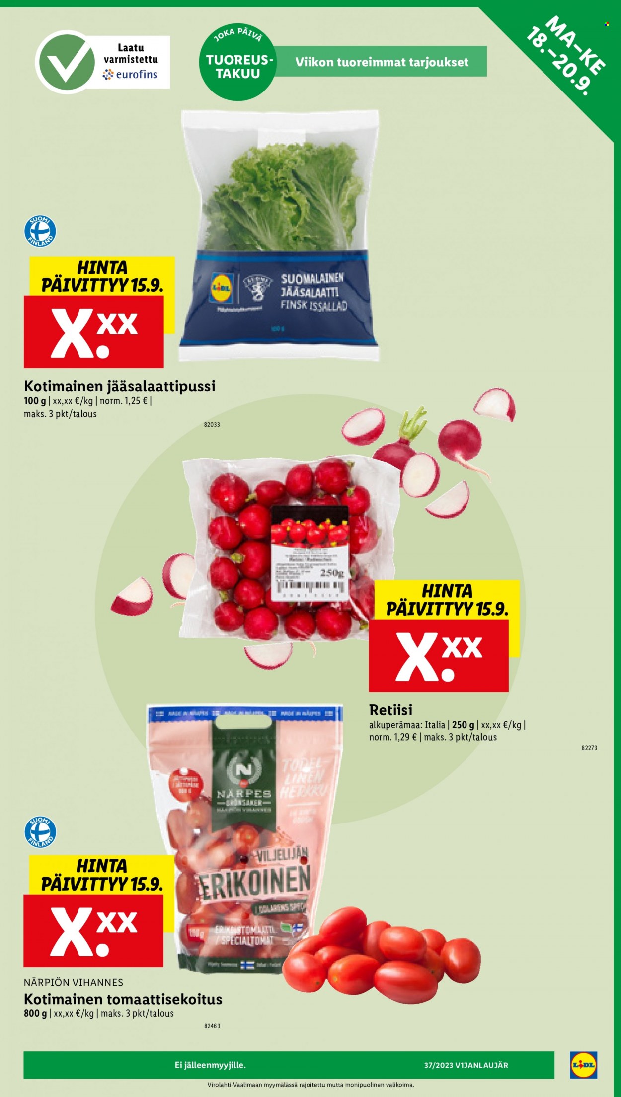 Lidl tarjoukset - 14.09.2023 - 20.09.2023. Sivu 25