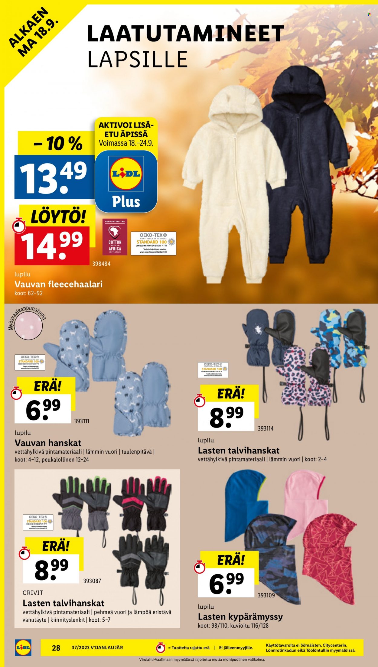 Lidl tarjoukset - 14.09.2023 - 20.09.2023. Sivu 32