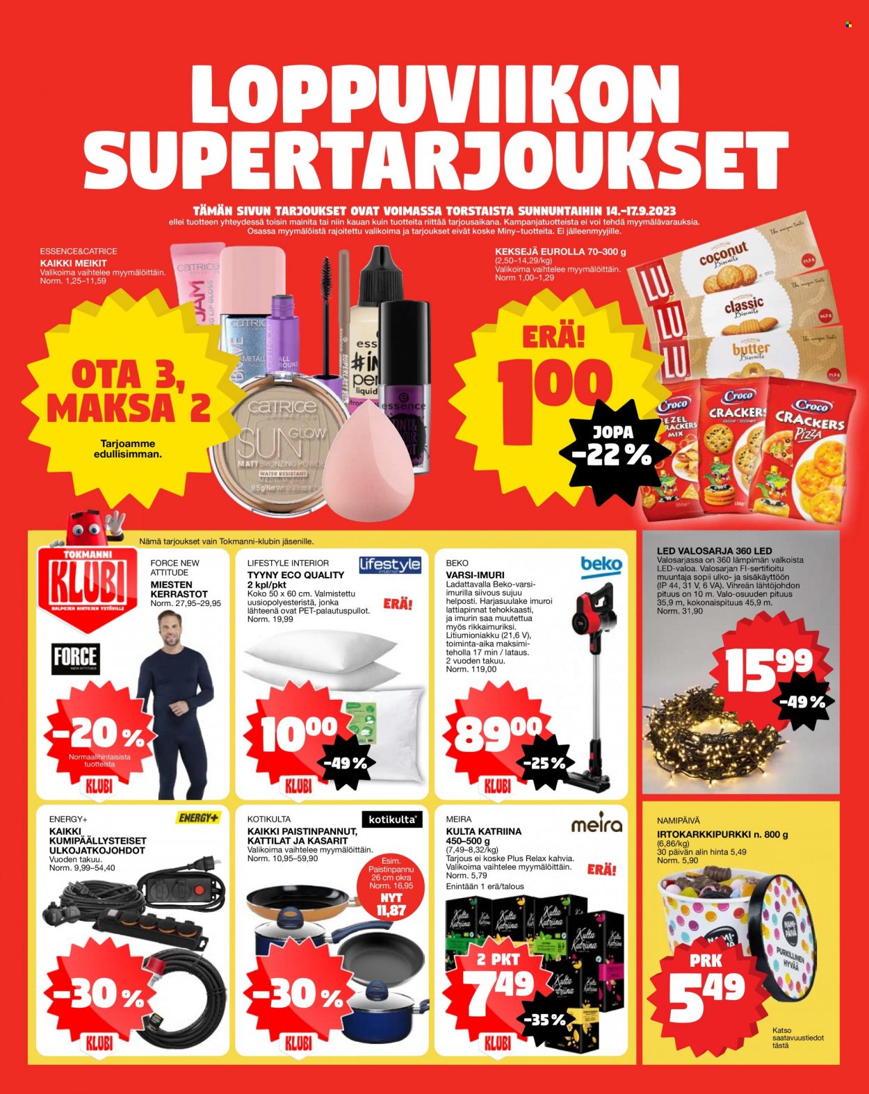 Tokmanni tarjoukset - 11.09.2023 - 17.09.2023. Sivu 16