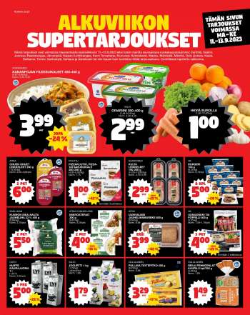 Tokmanni tarjoukset  - 11.09.2023 - 13.09.2023.