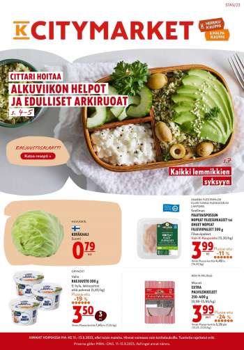 K-citymarket tarjoukset  - 11.09.2023 - 13.09.2023.