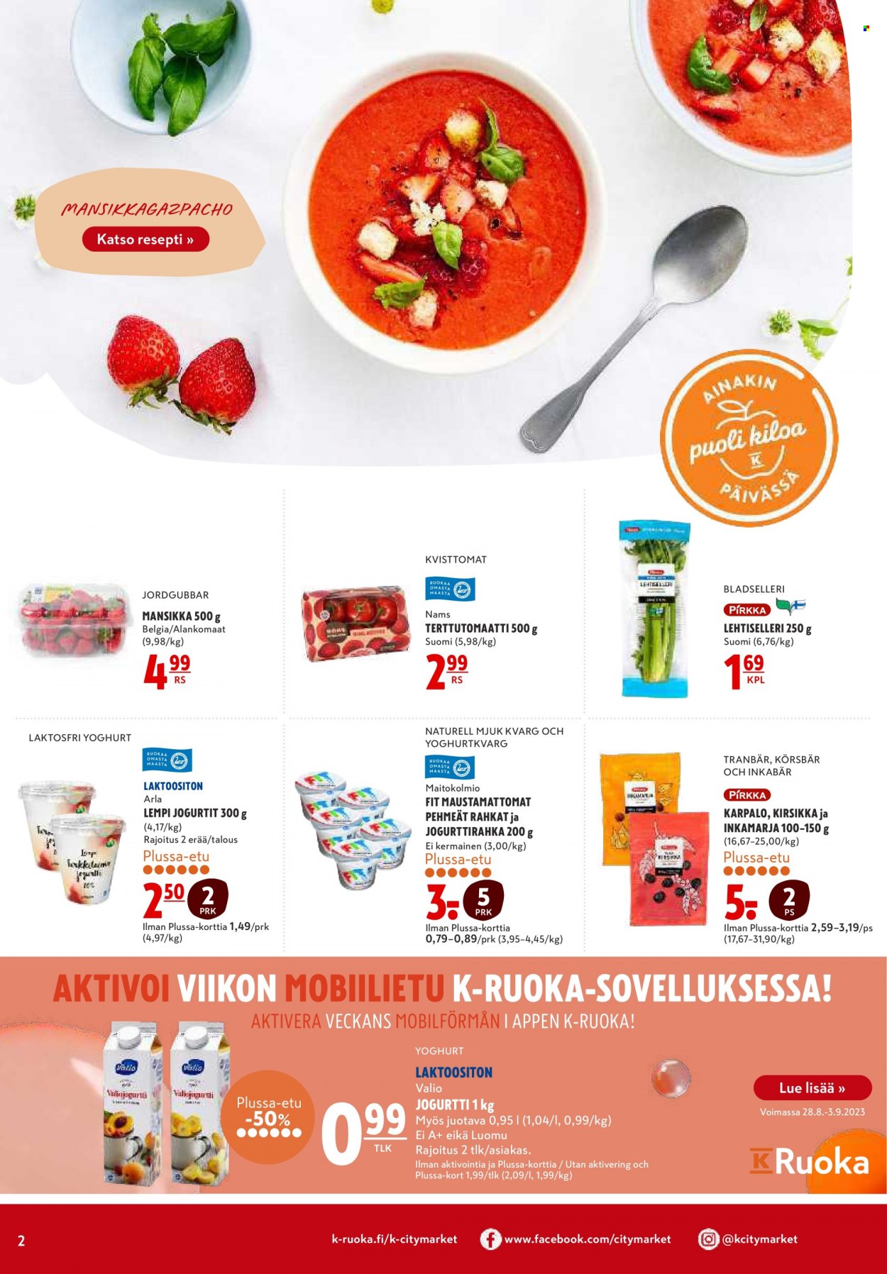 K-citymarket tarjoukset - 11.09.2023 - 13.09.2023. Sivu 2