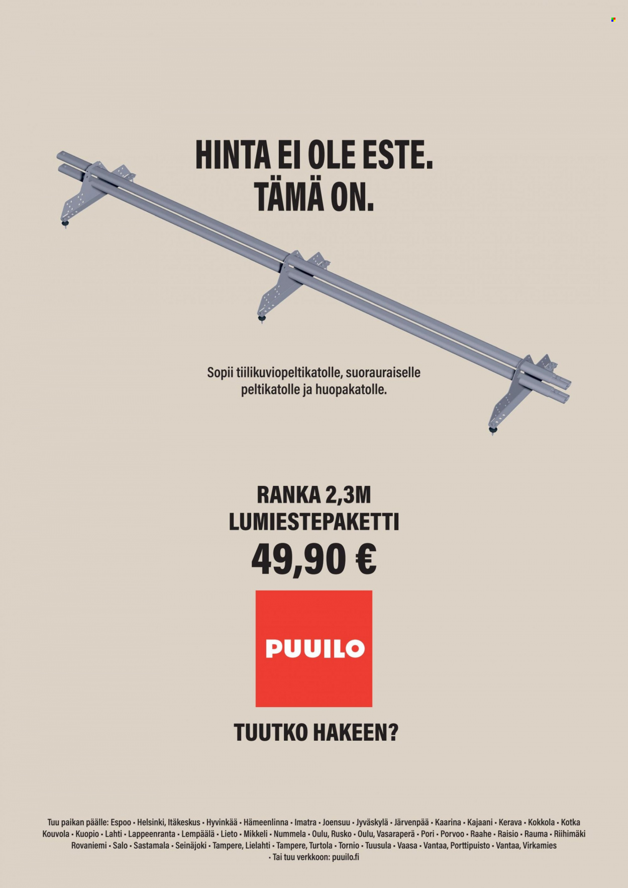 Puuilo tarjoukset. Sivu 1
