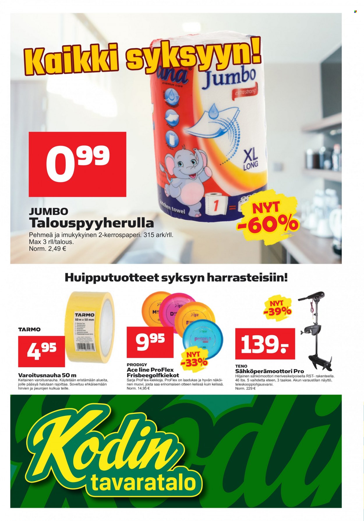 Kodintavaratalo tarjoukset - 04.09.2023 - 13.09.2023. Sivu 1