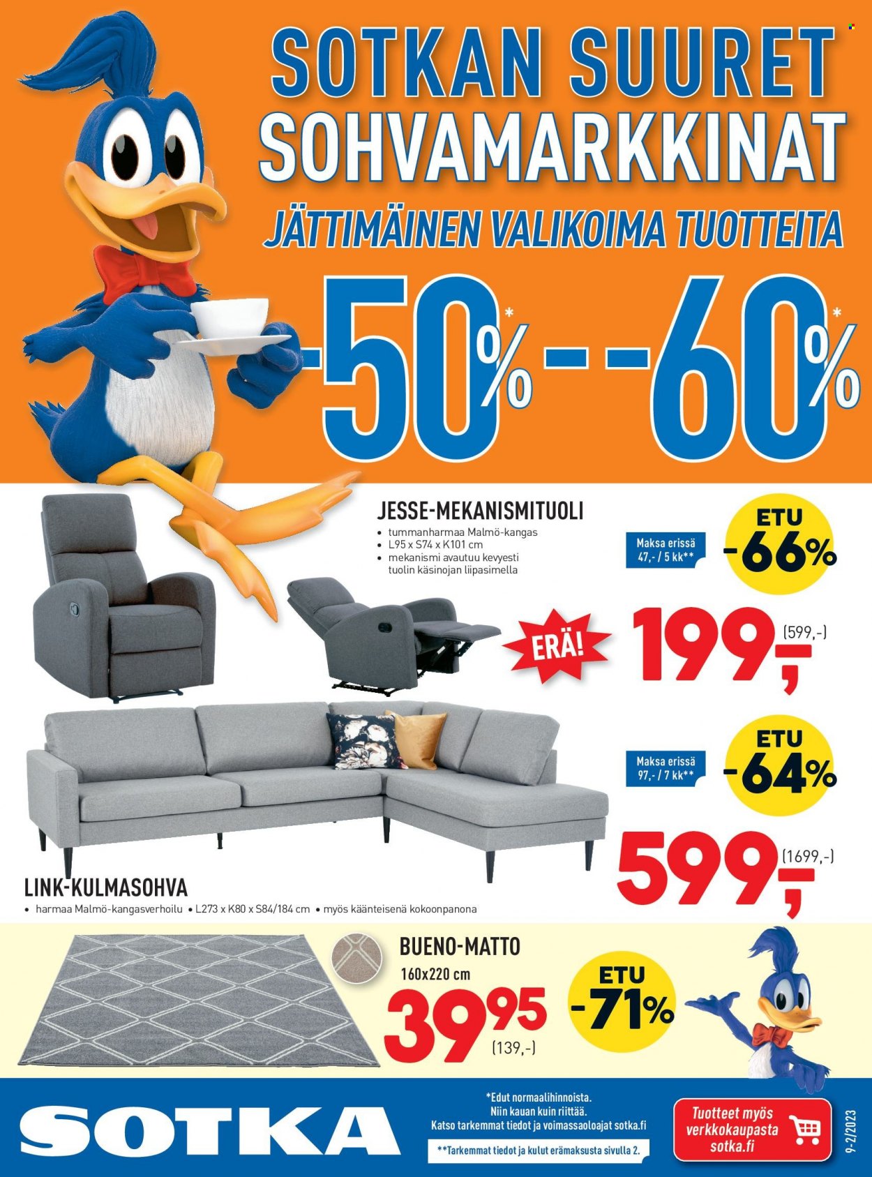 Sotka tarjoukset. Sivu 1