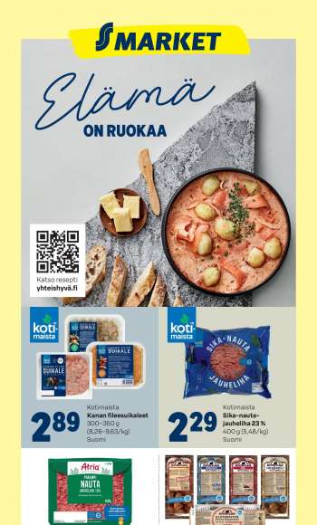 S-market tarjoukset  - 13.09.2023 - 17.09.2023.