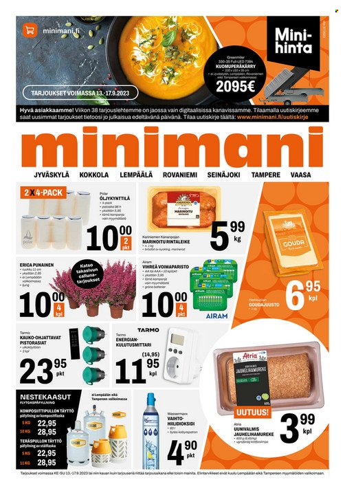 Minimani tarjoukset - 13.09.2023 - 17.09.2023. Sivu 1