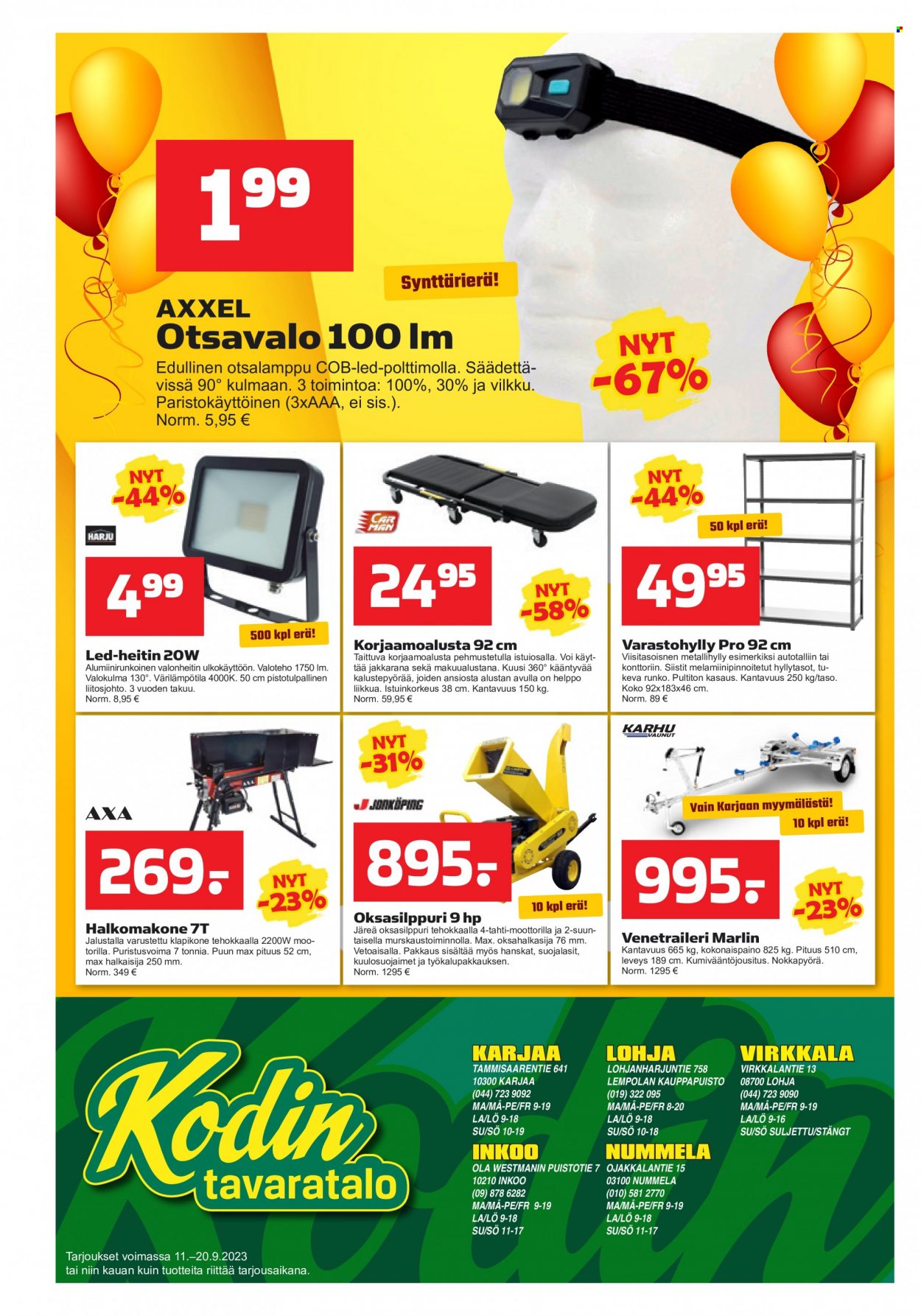 Kodintavaratalo tarjoukset - 11.09.2023 - 20.09.2023. Sivu 8