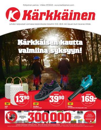 Kärkkäinen tarjoukset  - 13.09.2023 - 26.09.2023.