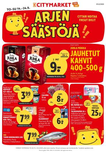 K-citymarket tarjoukset  - 14.09.2023 - 24.09.2023.