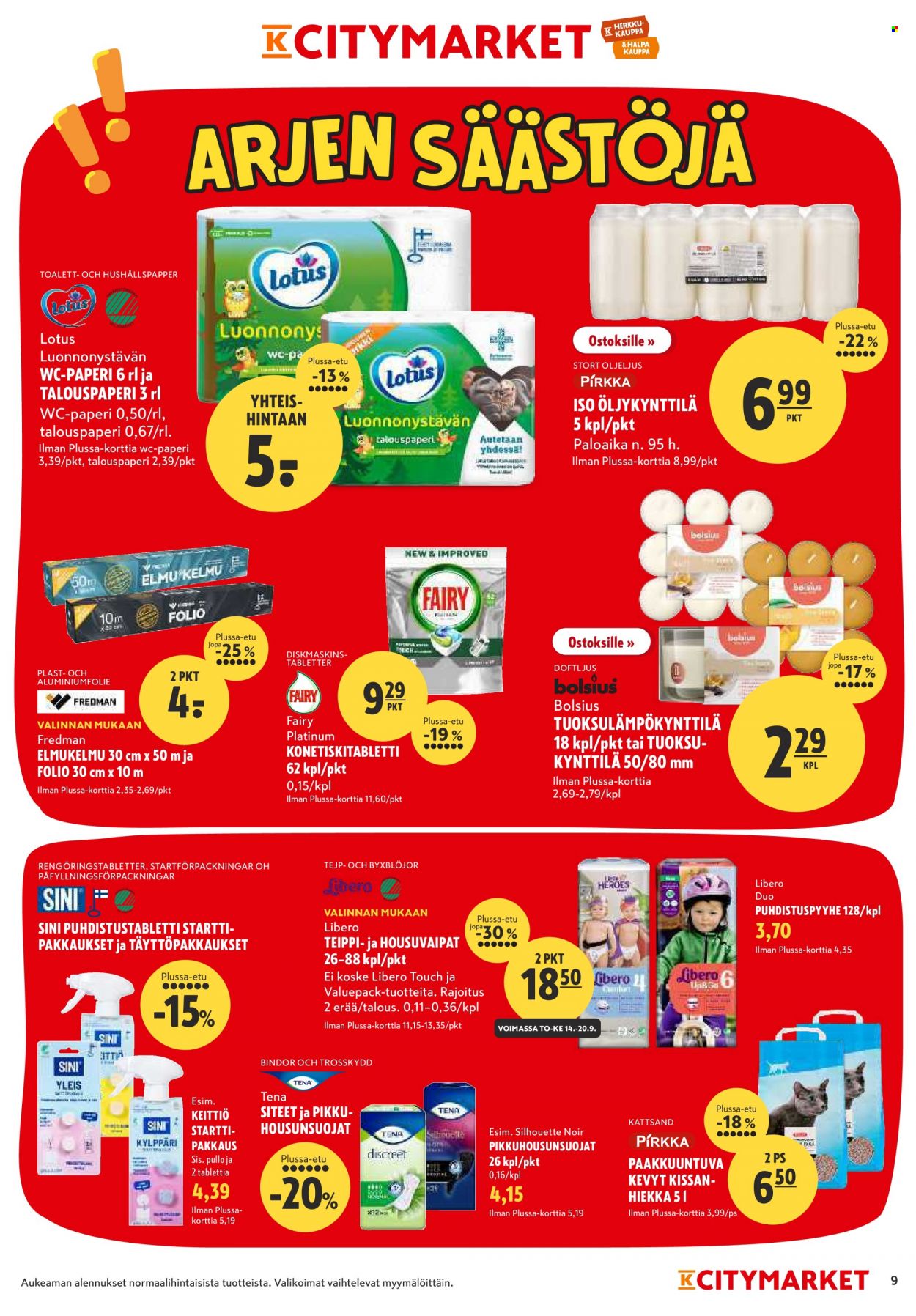 K-citymarket tarjoukset - 14.09.2023 - 24.09.2023. Sivu 9