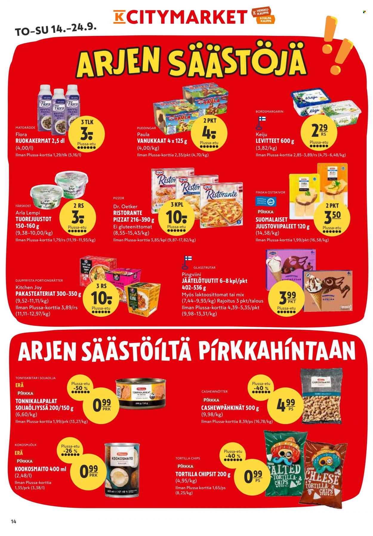 K-citymarket tarjoukset - 14.09.2023 - 24.09.2023. Sivu 14