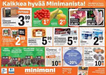Minimani tarjoukset  - 14.09.2023 - 17.09.2023.