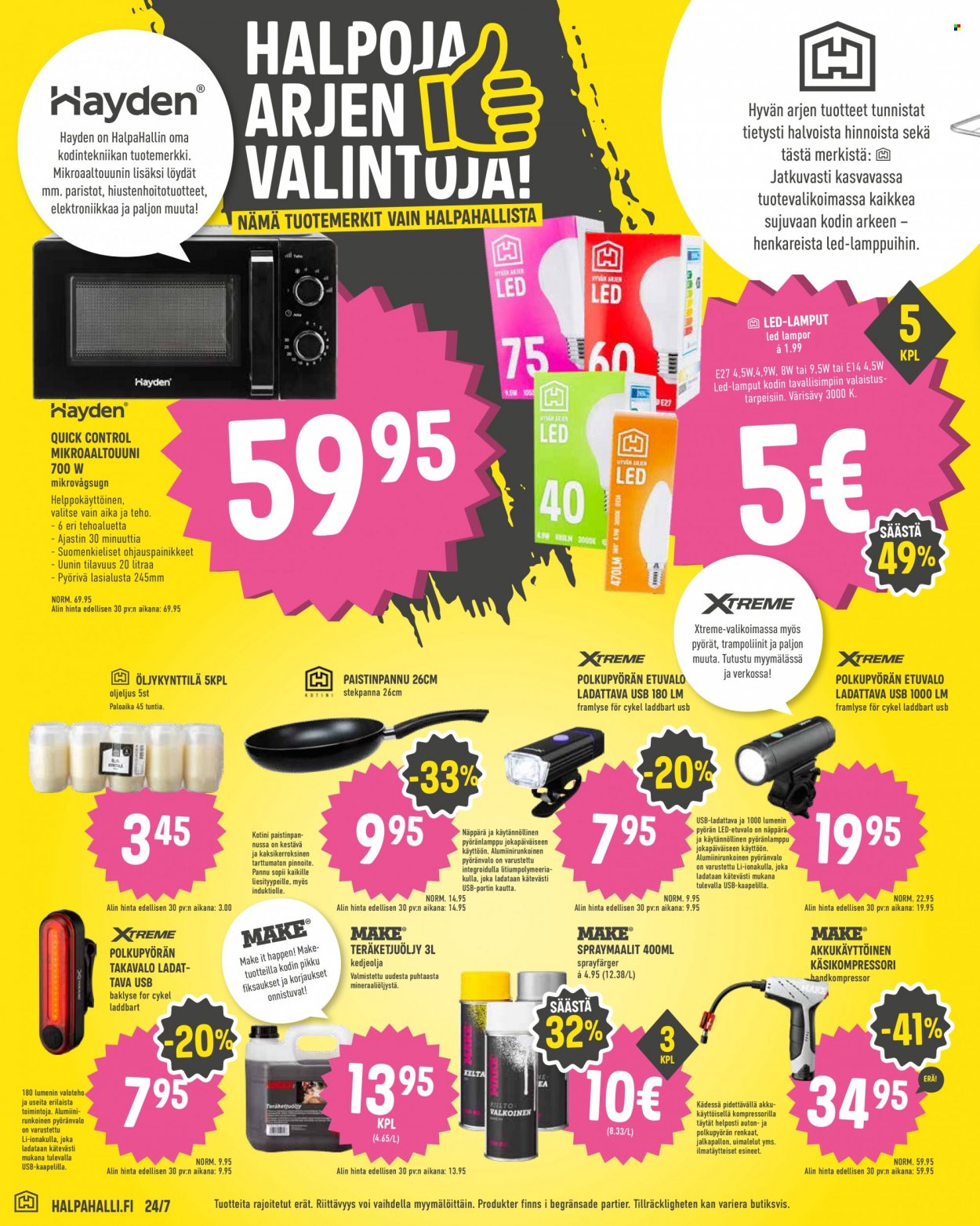 HalpaHalli tarjoukset - 18.09.2023 - 24.09.2023. Sivu 4