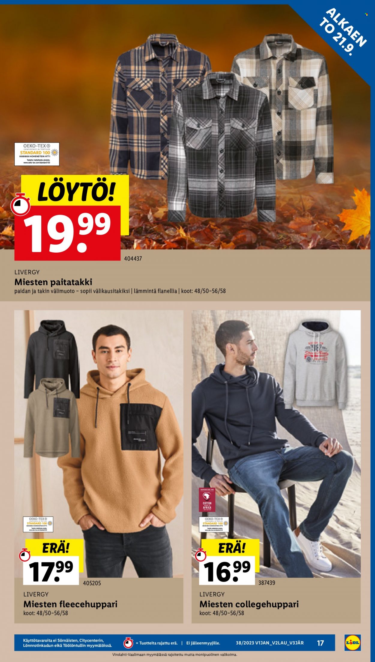 Lidl tarjoukset - 21.09.2023 - 27.09.2023. Sivu 19
