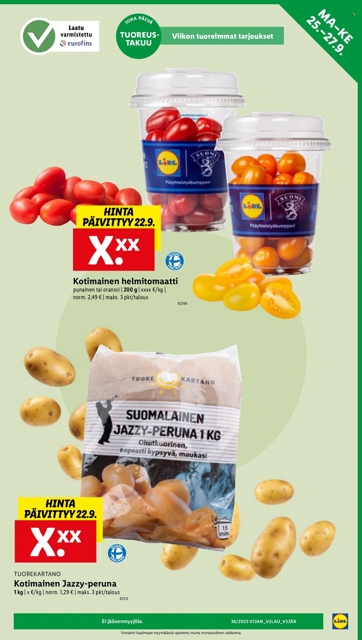Lidl tarjoukset - 21.09.2023 - 27.09.2023. Sivu 25