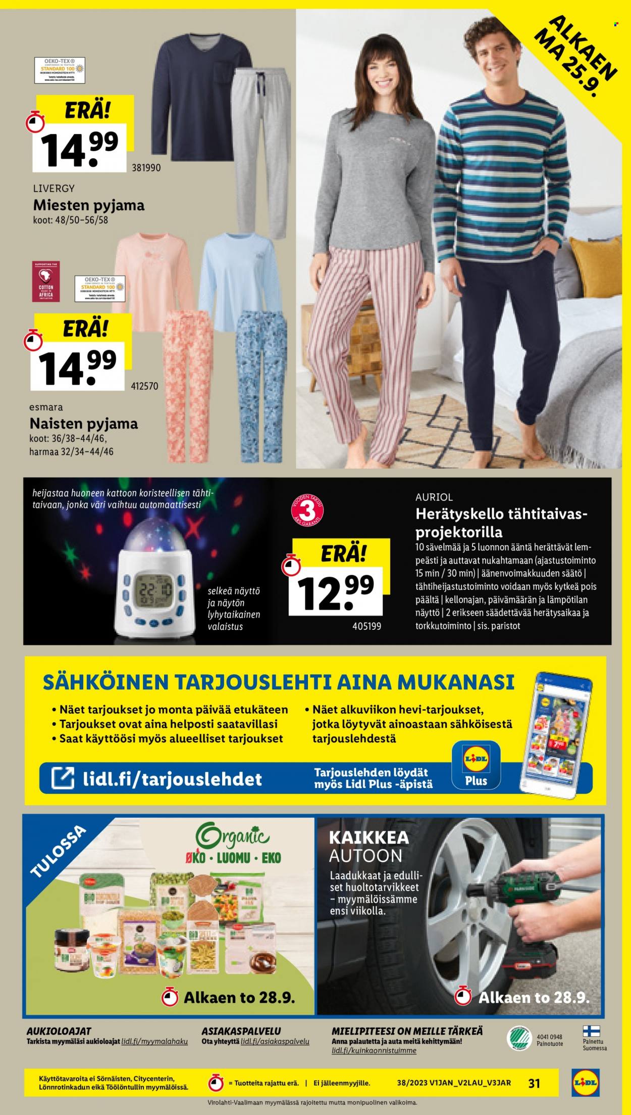 Lidl tarjoukset - 21.09.2023 - 27.09.2023. Sivu 35