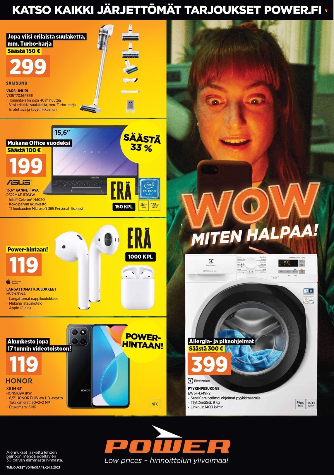 Power tarjoukset - 18.09.2023 - 24.09.2023. Sivu 1