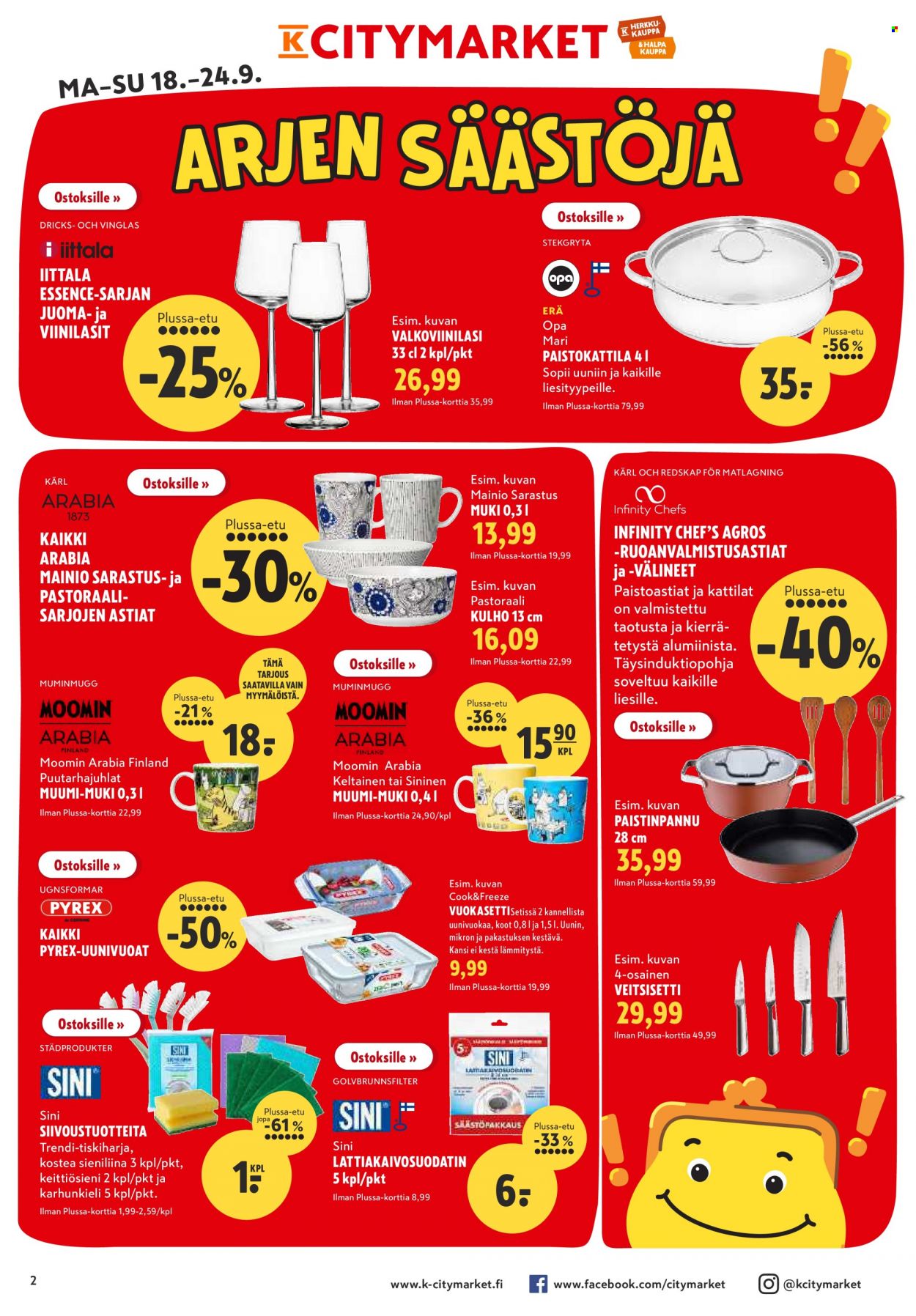 K-citymarket tarjoukset - 18.09.2023 - 24.09.2023. Sivu 2