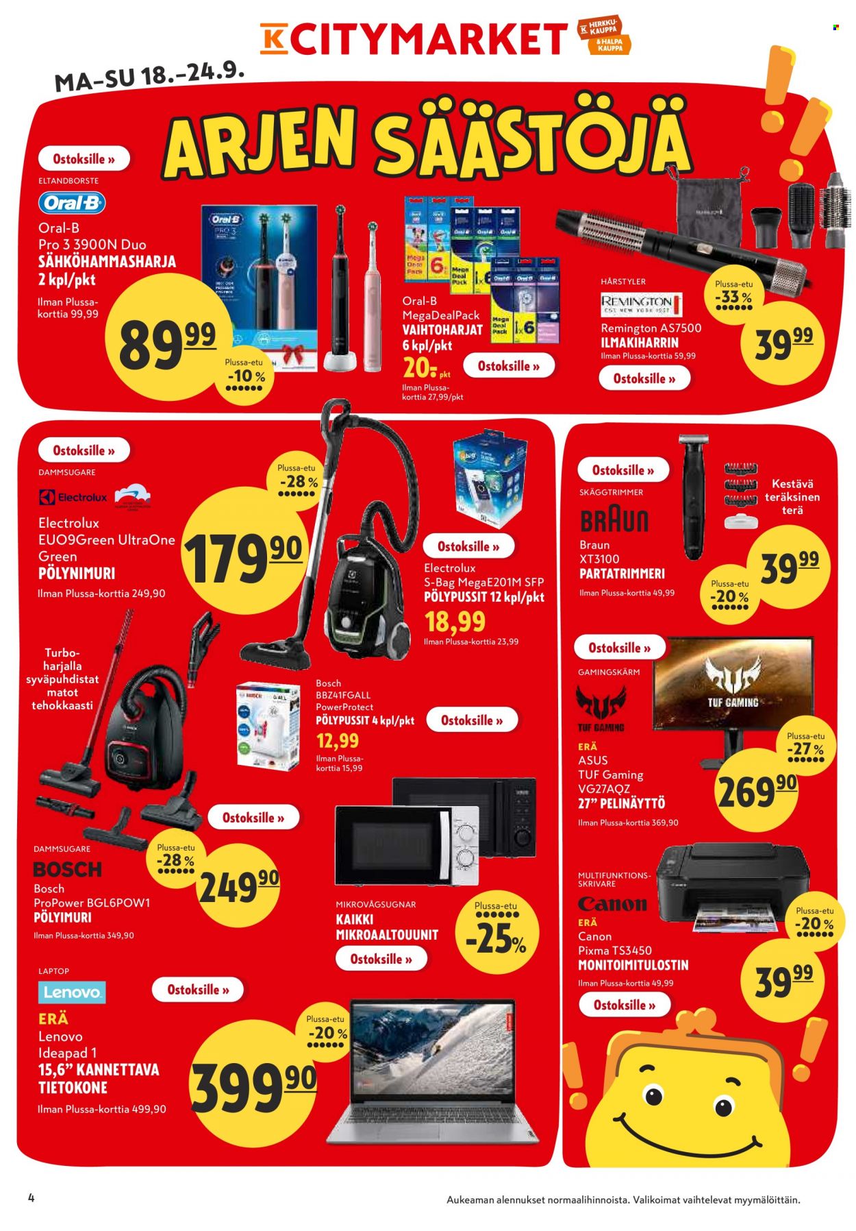 K-citymarket tarjoukset - 18.09.2023 - 24.09.2023. Sivu 4