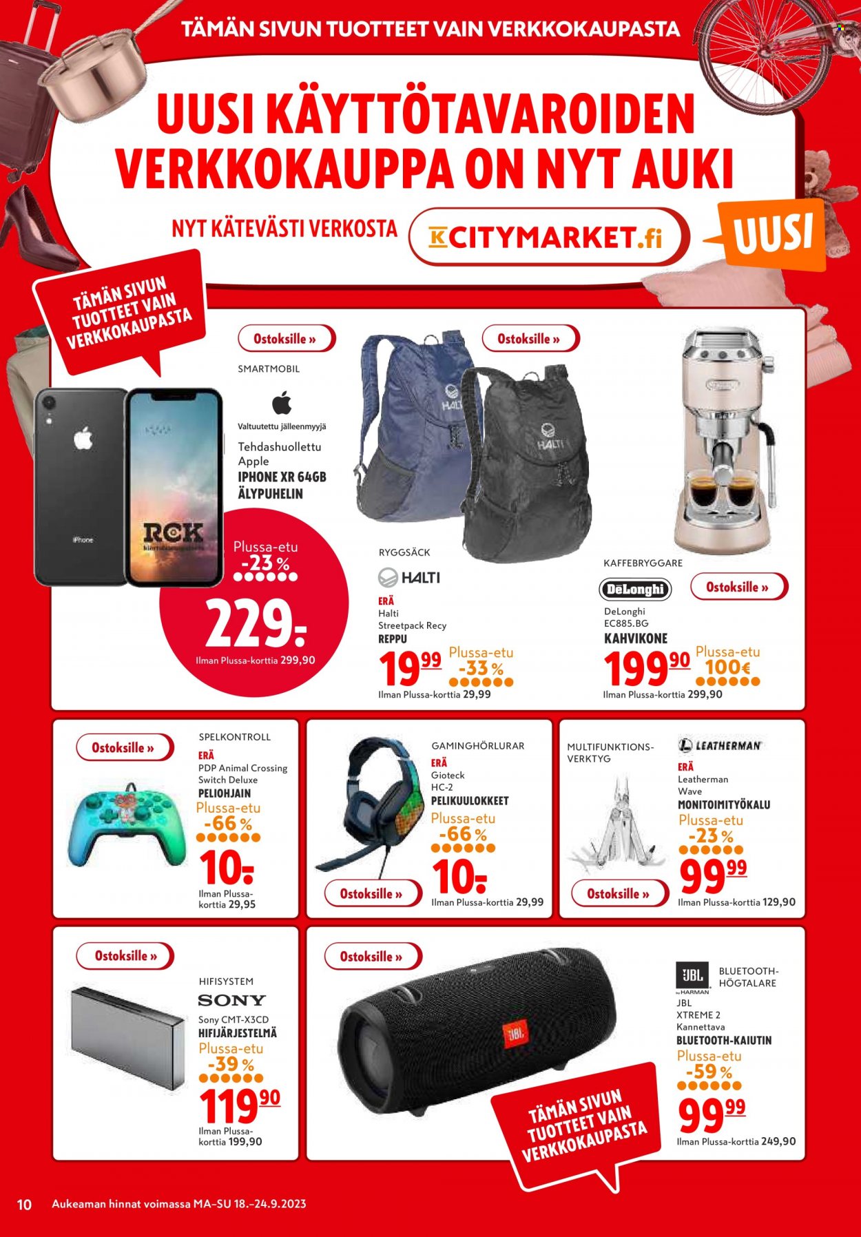 K-citymarket tarjoukset - 18.09.2023 - 24.09.2023. Sivu 10