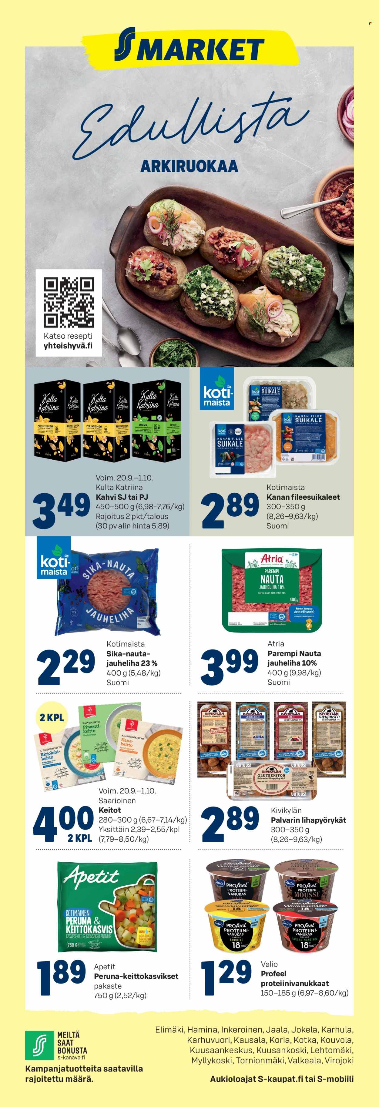 S-market tarjoukset - 20.09.2023 - 24.09.2023. Sivu 1