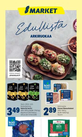 S-market tarjoukset  - 20.09.2023 - 01.10.2023.