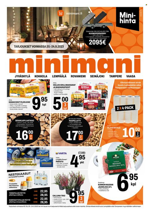 Minimani tarjoukset - 20.09.2023 - 24.09.2023. Sivu 1