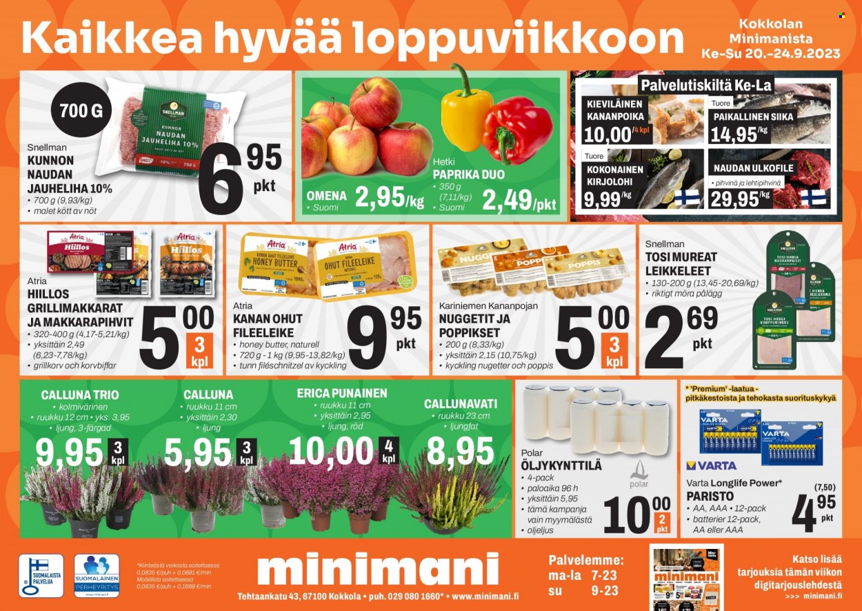 Minimani tarjoukset - 20.09.2023 - 24.09.2023. Sivu 1