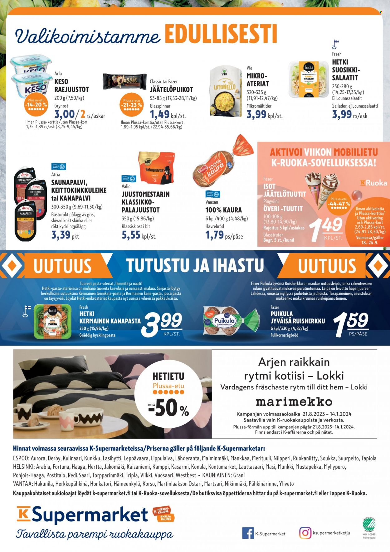 K-Supermarket tarjoukset - 21.09.2023 - 24.09.2023. Sivu 4