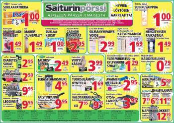 Saiturinpörssi tarjoukset  - 24.09.2023 - 30.09.2023.