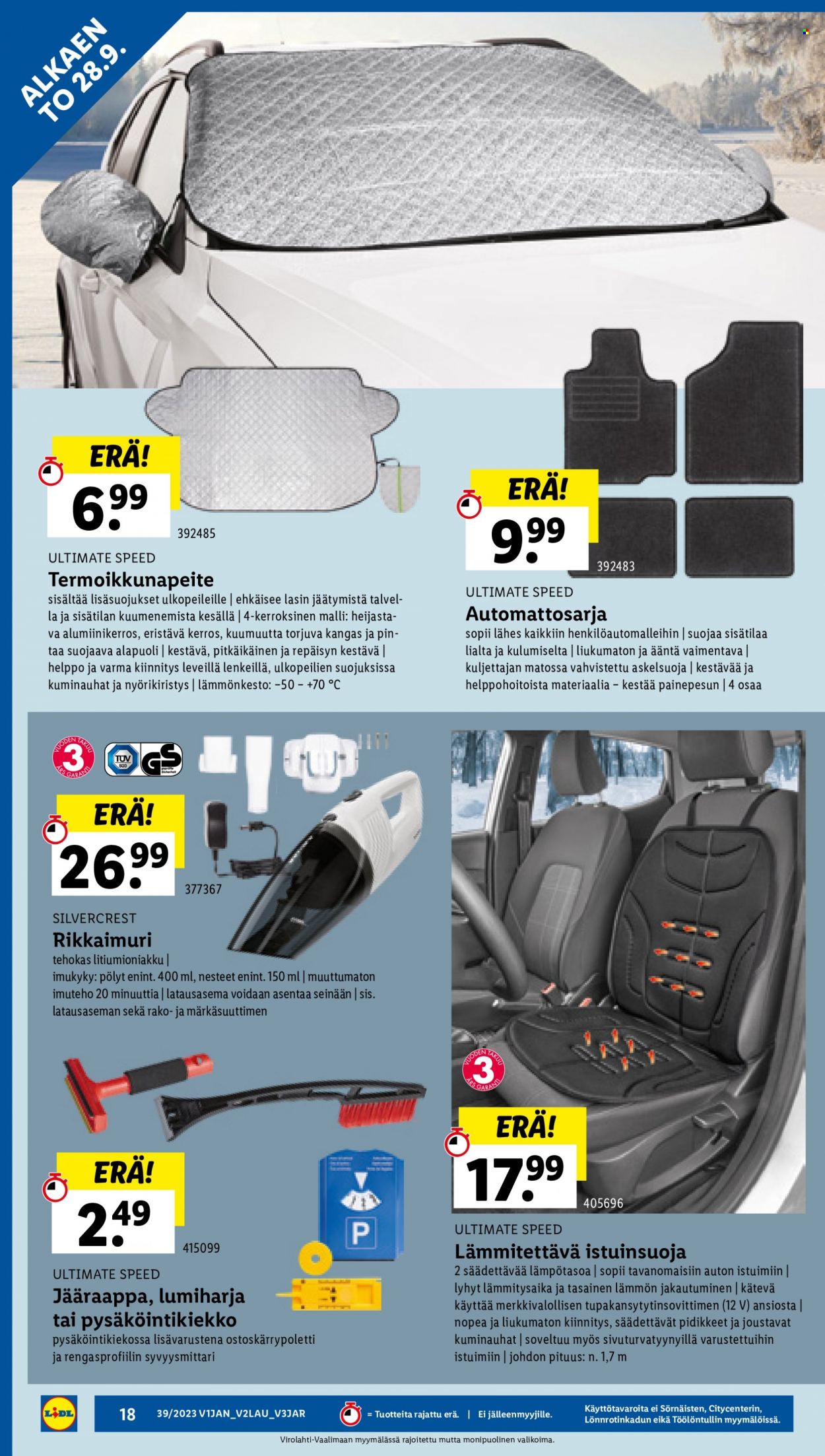 Lidl tarjoukset - 28.09.2023 - 04.10.2023. Sivu 22