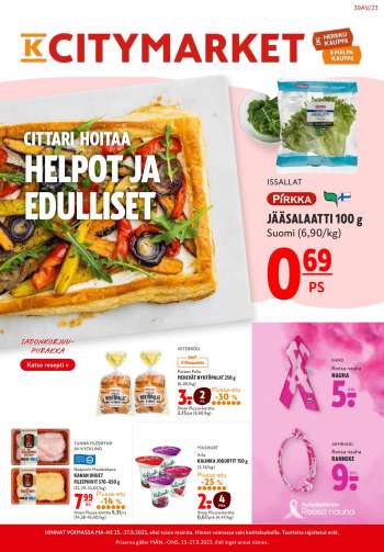 K-citymarket tarjoukset  - 25.09.2023 - 27.09.2023.