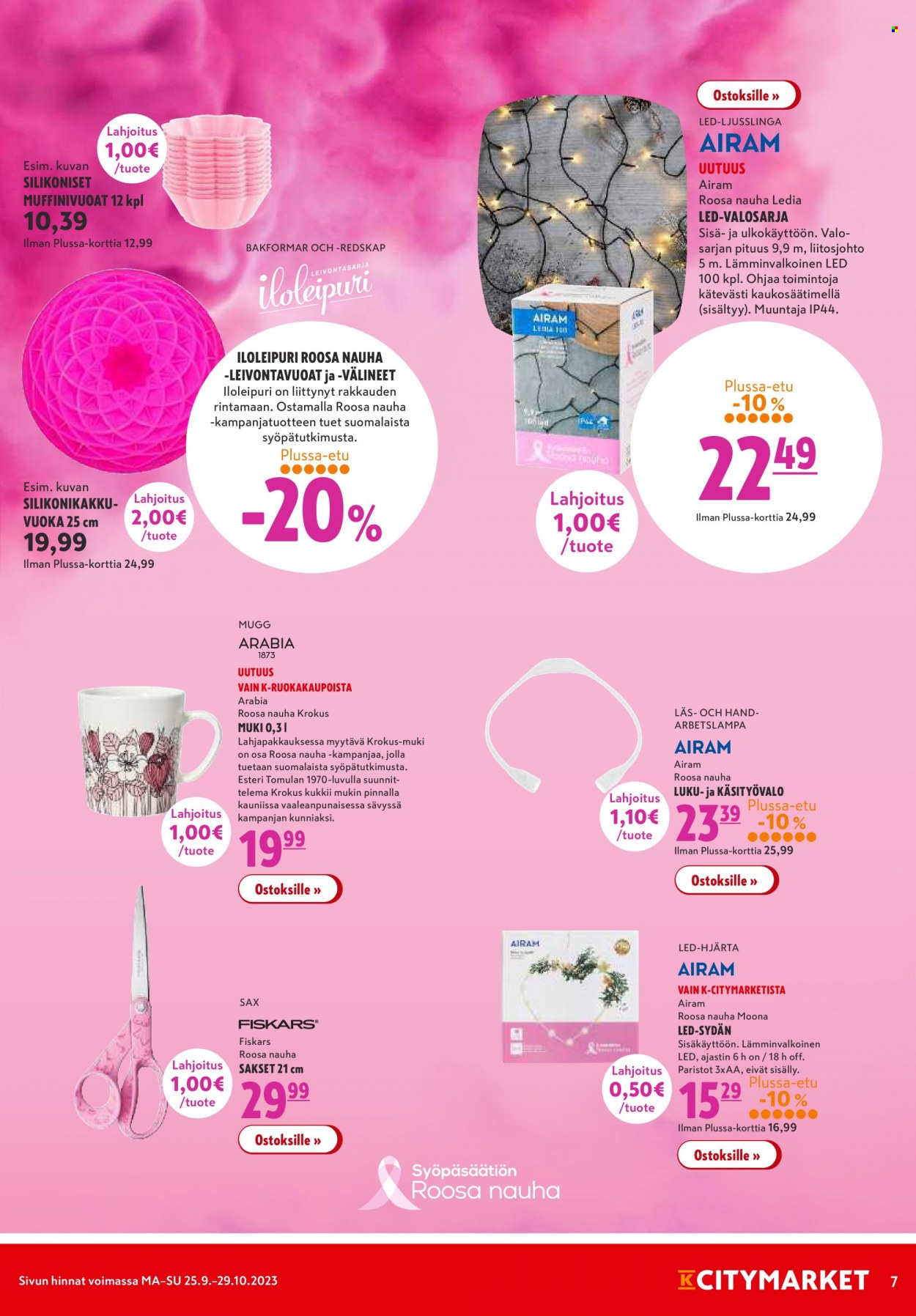 K-citymarket tarjoukset - 25.09.2023 - 29.10.2023. Sivu 7