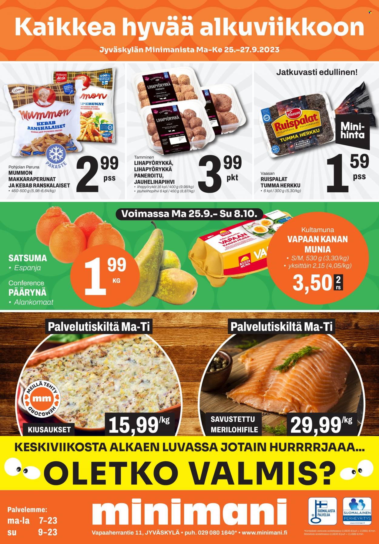 Minimani tarjoukset - 25.09.2023 - 08.10.2023. Sivu 1