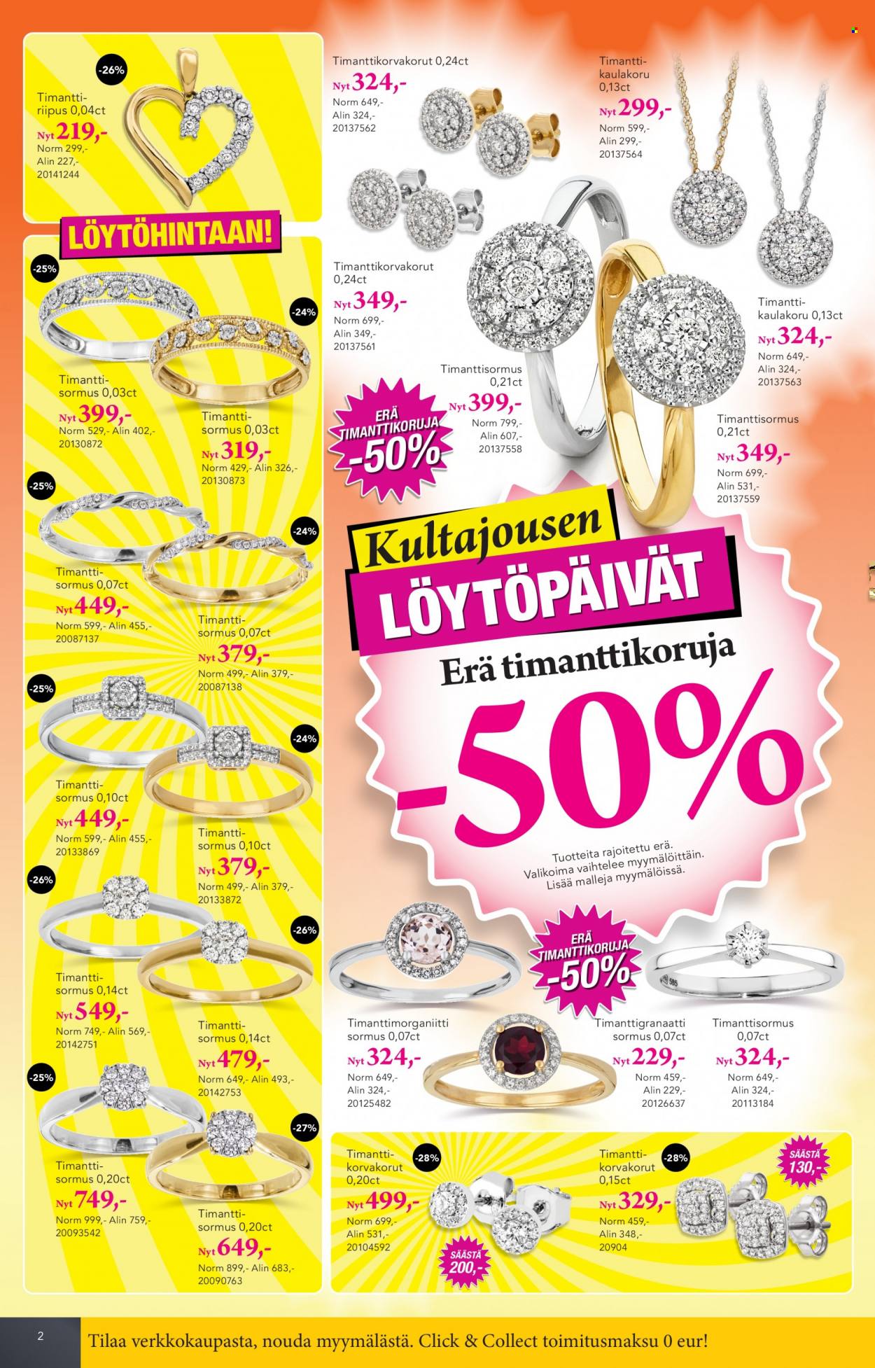 Kultajousi tarjoukset - 25.09.2023 - 22.10.2023. Sivu 2