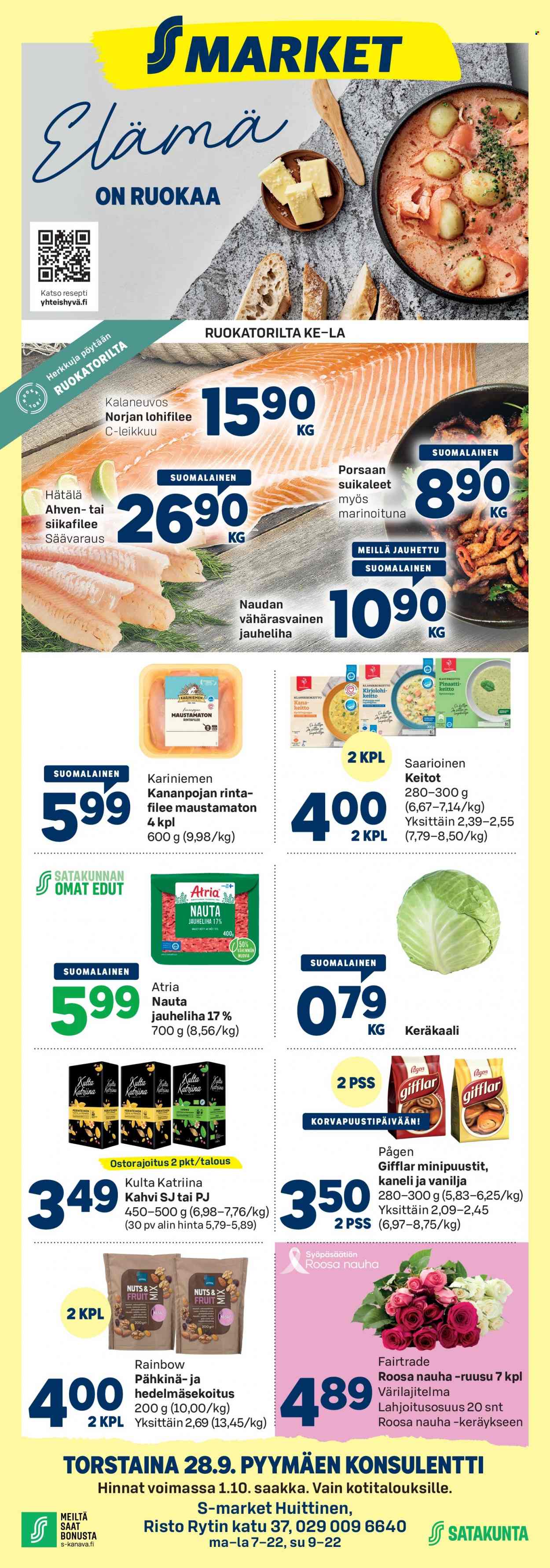 S-market tarjoukset - 27.09.2023 - 01.10.2023. Sivu 1