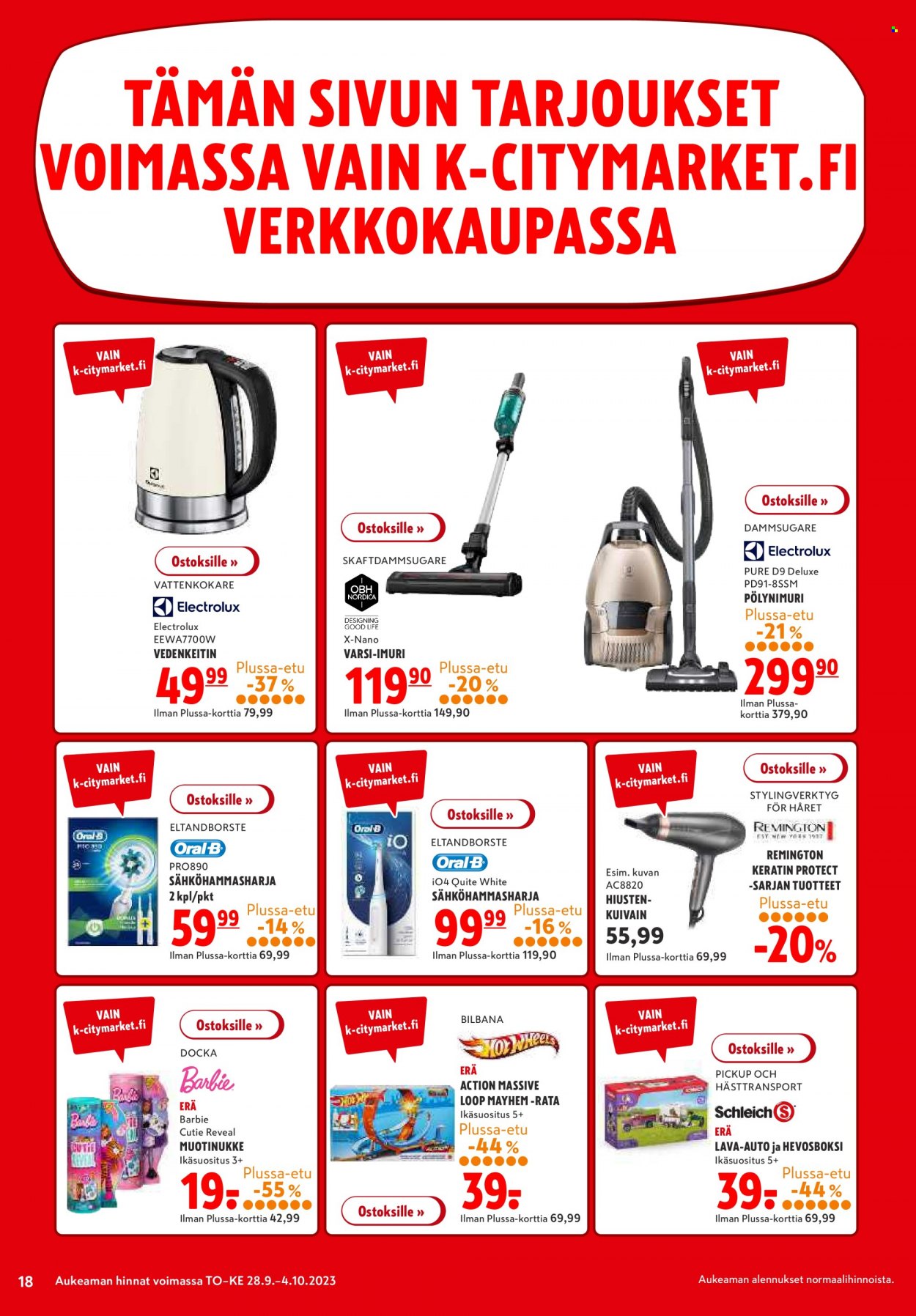 K-citymarket tarjoukset - 28.09.2023 - 04.10.2023. Sivu 18