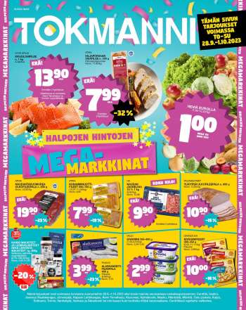 Tokmanni tarjoukset  - 28.09.2023 - 01.10.2023.