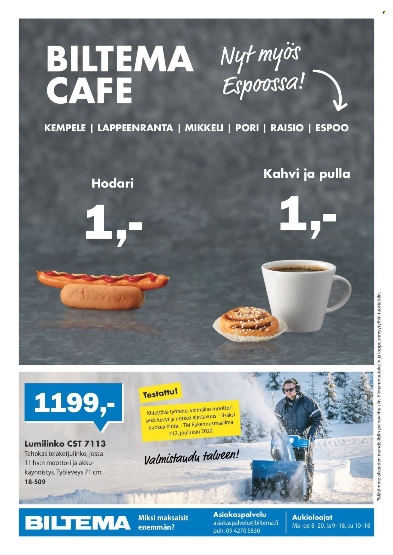 Biltema tarjoukset - 29.09.2023 - 01.10.2023. Sivu 9