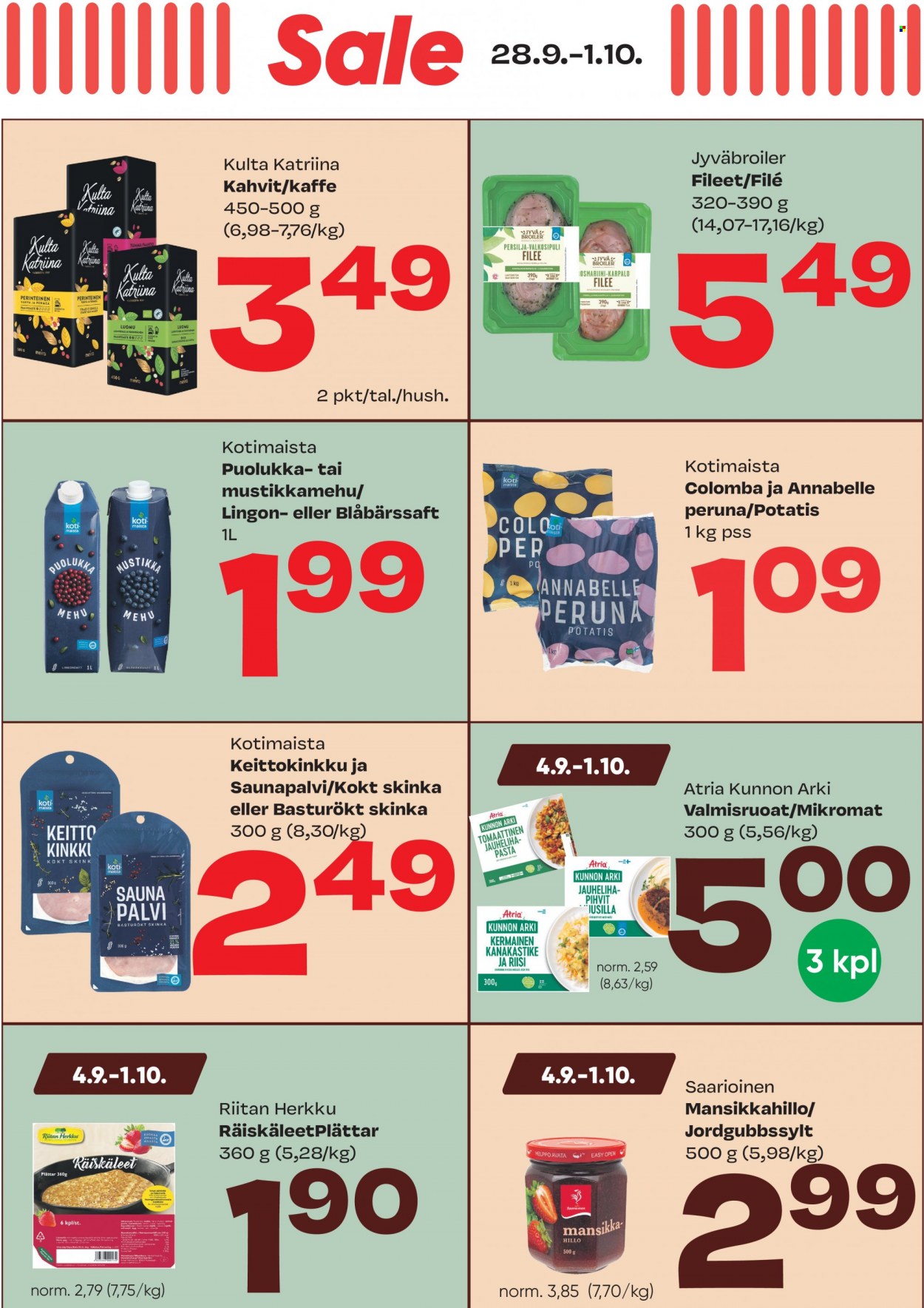 Sale tarjoukset - 28.09.2023 - 01.10.2023. Sivu 1