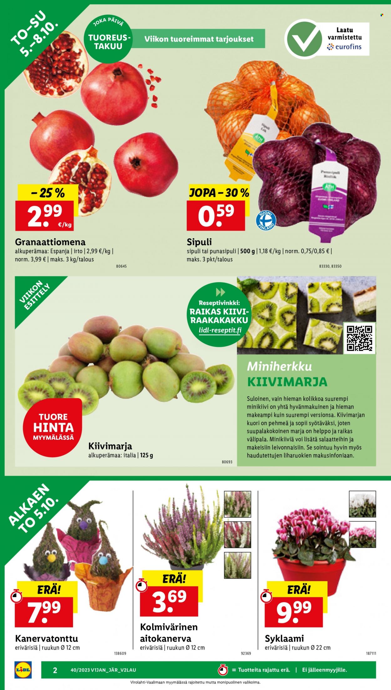 Lidl tarjoukset - 05.10.2023 - 11.10.2023. Sivu 4