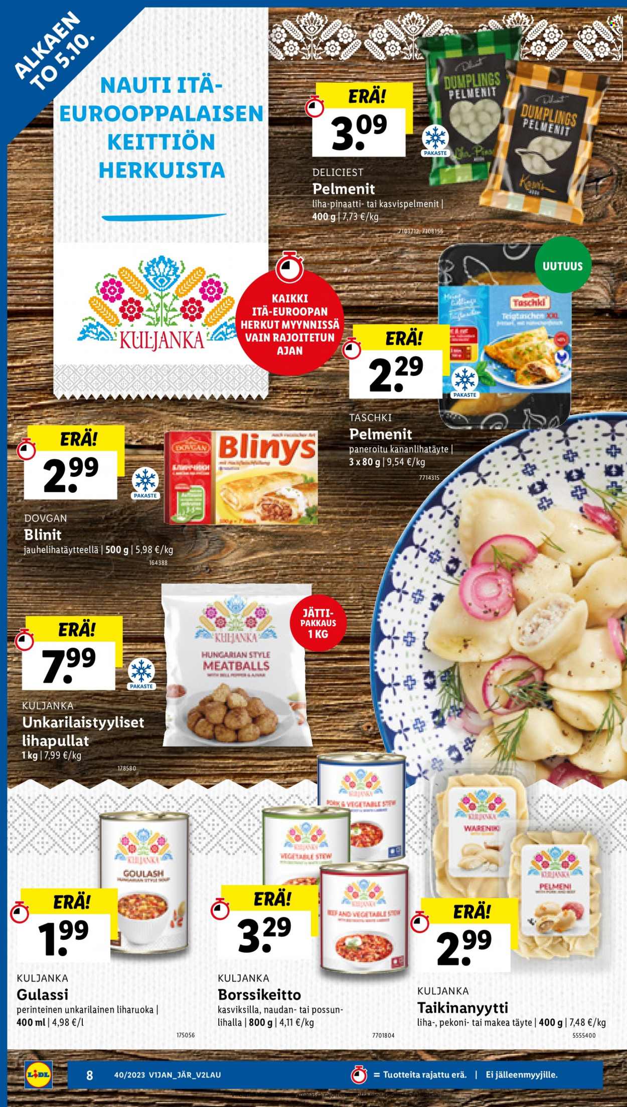 Lidl tarjoukset - 05.10.2023 - 11.10.2023. Sivu 10